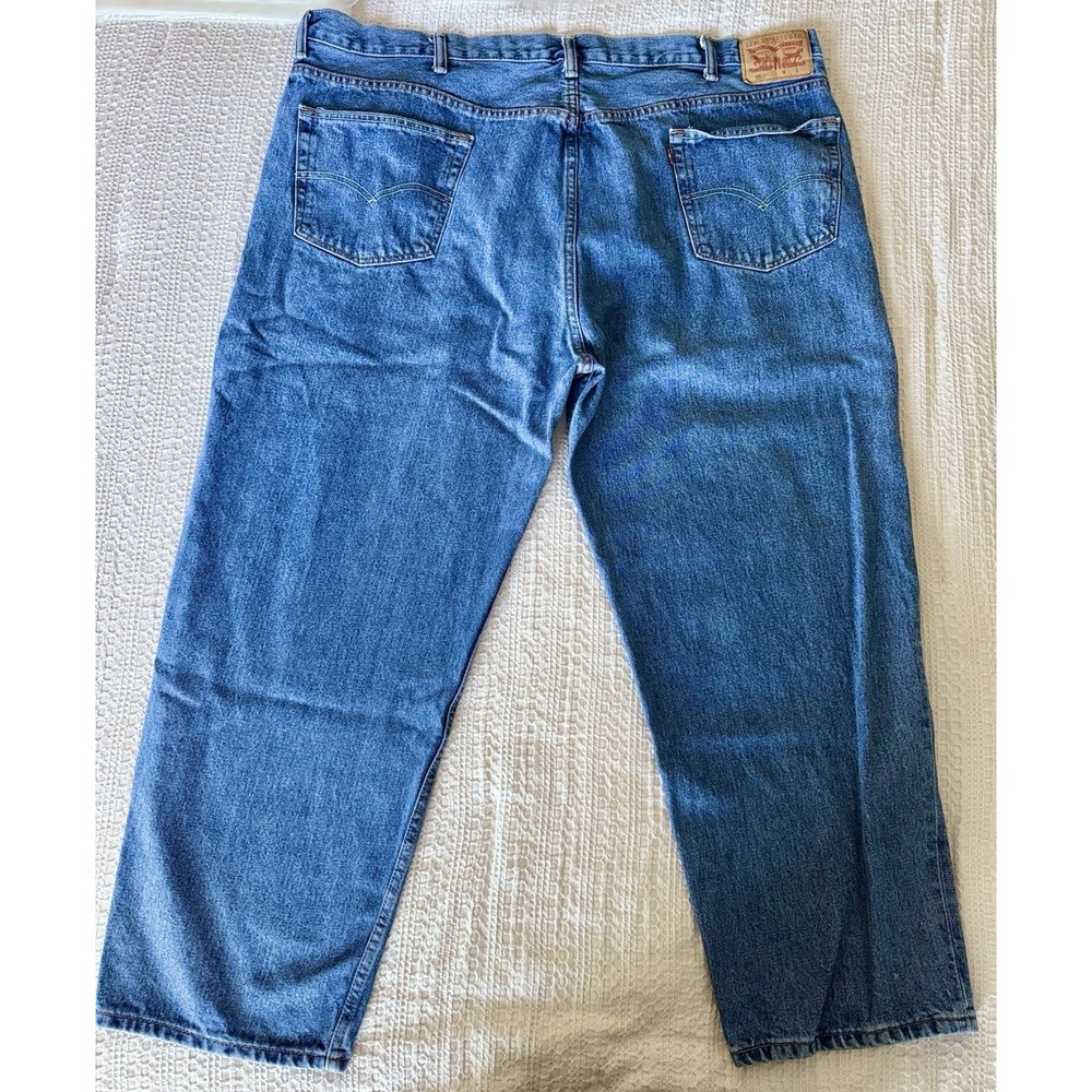 Levi's 550 Jeans Men's 50x30 Blue Denim - Picture 2 of 12